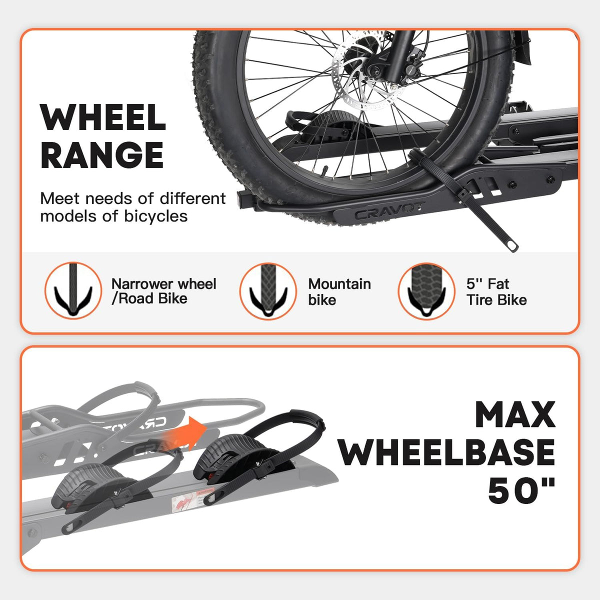 Cravot CyberRack E2 Plus Hitch Bike Rack