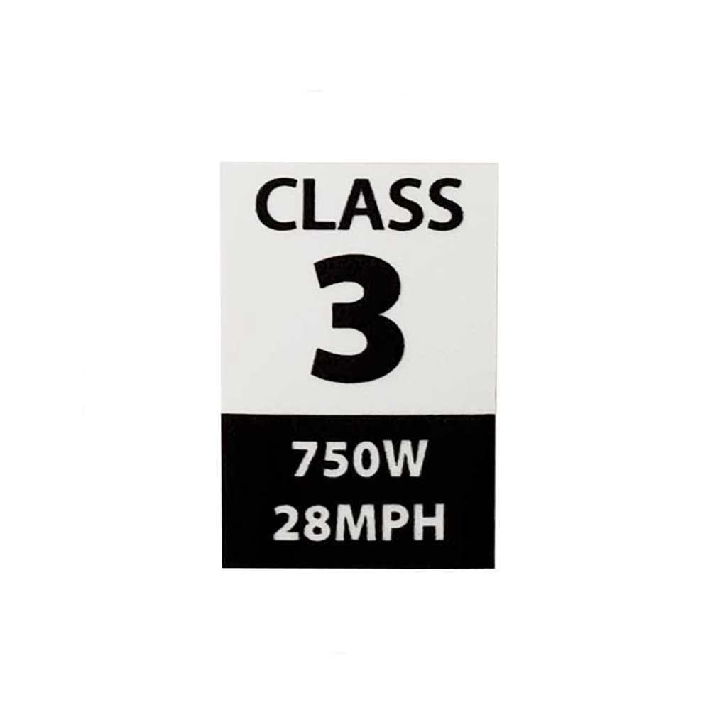 eBike Class Stickers