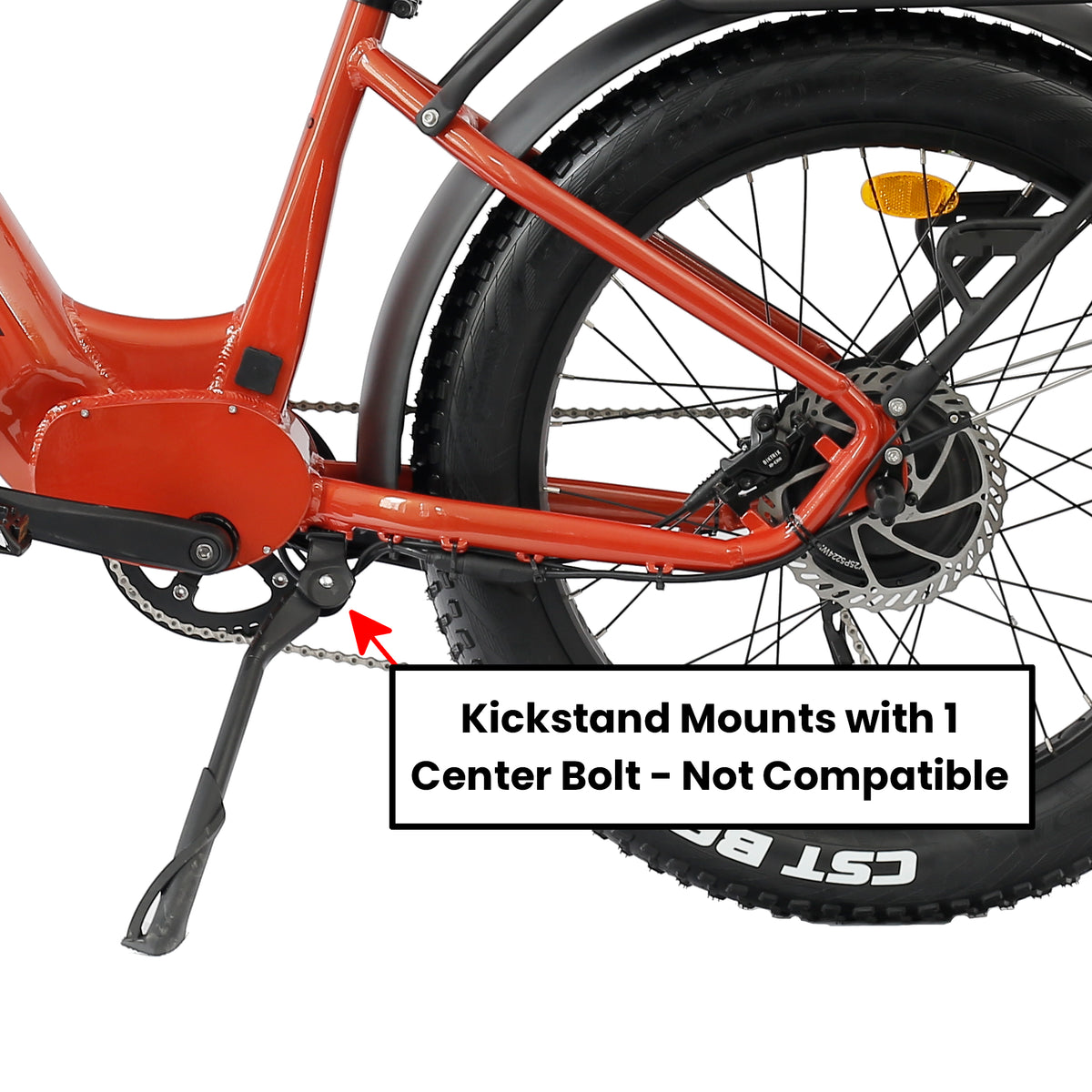 Heavy Duty Two-Bolt Kickstand