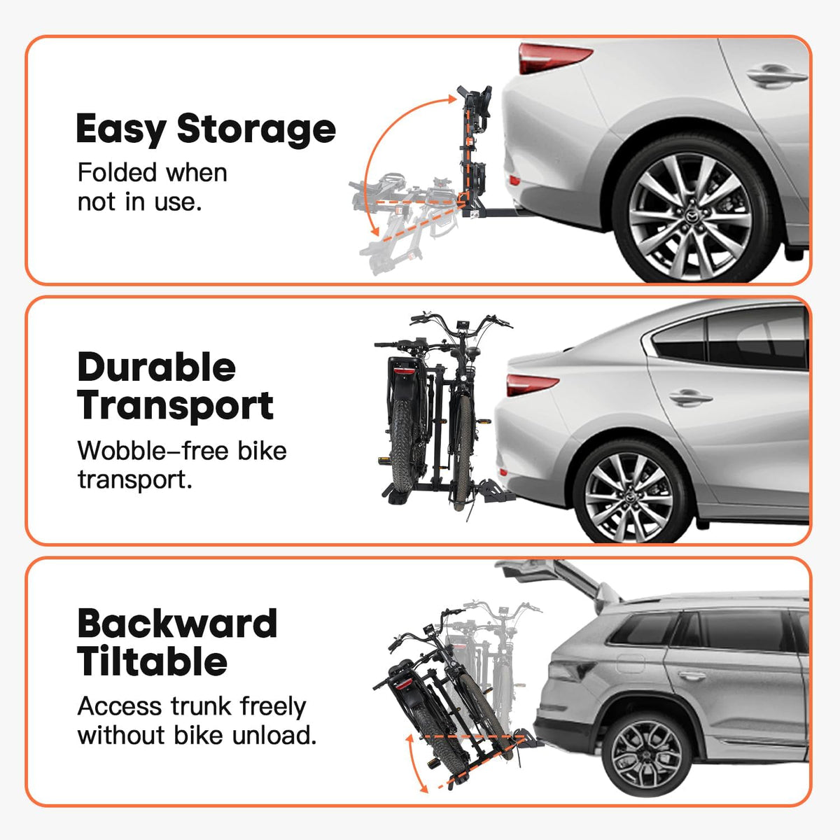 Cravot CyberRack E2 Plus Hitch Bike Rack
