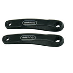 A set of black Bafang Ultra ISIS crank arms for eBikes
