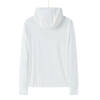 White hoodie on a white background