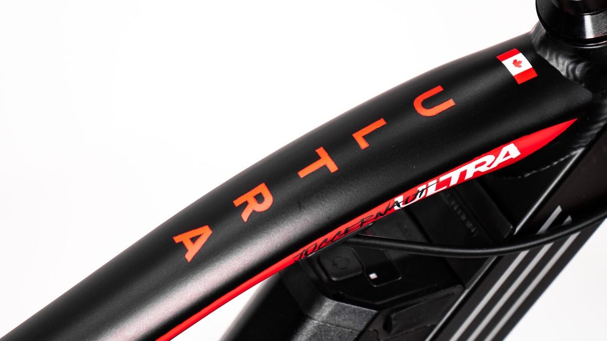 bike decal in red