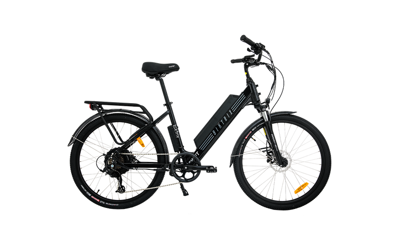 electric bike with cruiser handlebars