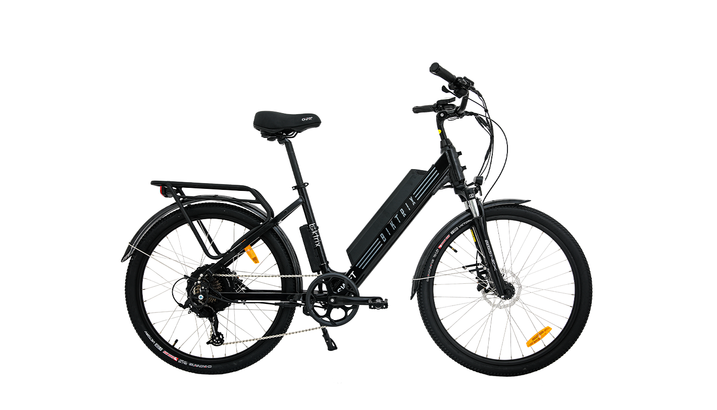 electric bike with cruiser handlebars